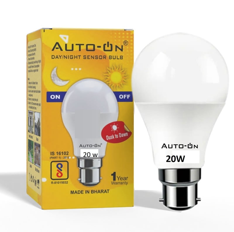 Day Night Bulb Dusk to Dawn Sensor LED Bulb 9W